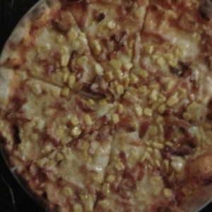 pizza bacon
