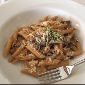 pasta con hongos
