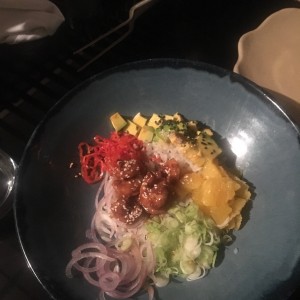 poke de langostinos