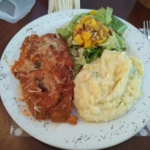 milanesa a la parmesana