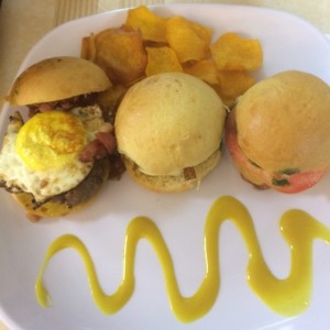 Trio de Hamburguesas