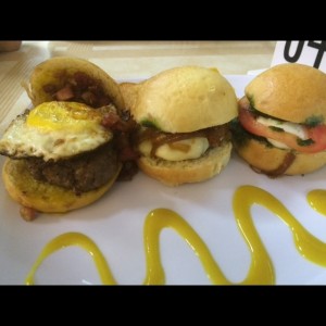 Trio de Hamburguesas