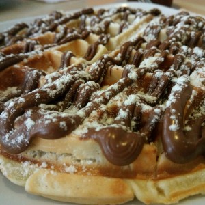 Waffle de nutella