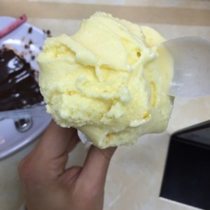 Helado de mousse de parchita (brutal!)