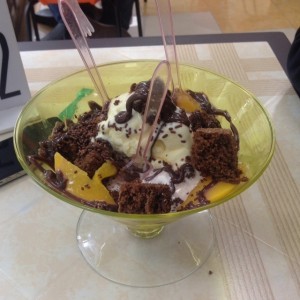 copa de brownie