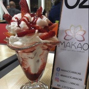 Fresas con crema