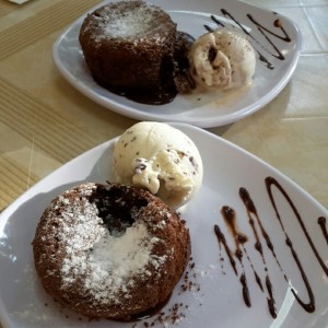 Fondant con helado