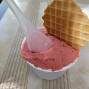 helado tinita de fresa
