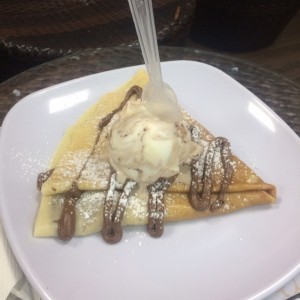 Crepe de chocolate