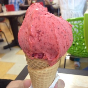 Gelato de fresa