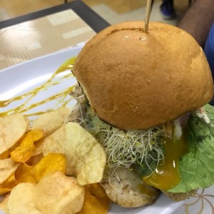 hamburguesa de pollo