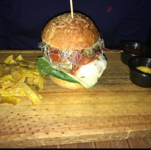 hamburguesa de pollo