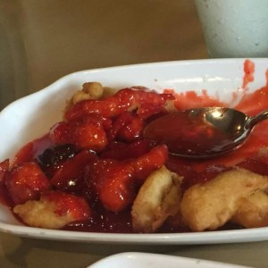 pollo en salsa agridulce