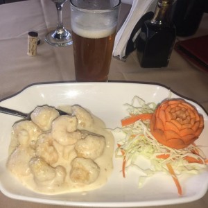 Langostinos en Salsa Blanca del Chef, Espectaculares