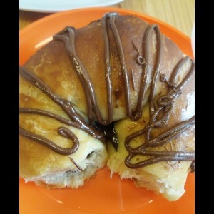 Croissant de chocolate