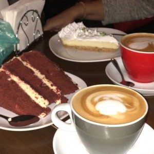 Pie de limon y red velvet
