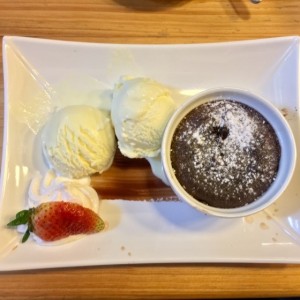 Volcan de chocolate