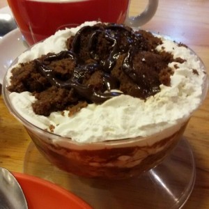 tres leches con brownie