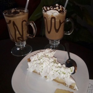 frapuccino y pie de limon 