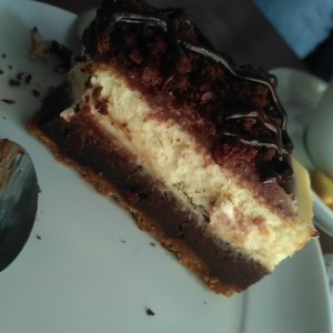 imperdible cheescake de Brownie.