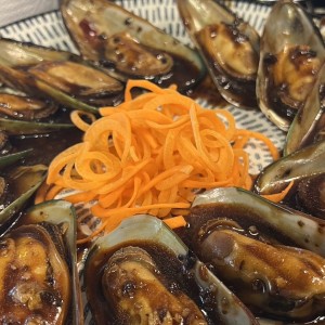 Almejas con toque picante 
