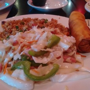 arroz especial - lumpia - Chop suey especial