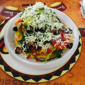 Tostada Mole 