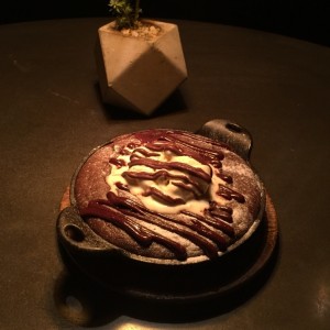 Fondant de chocolate con helado