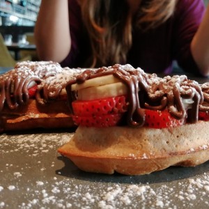 Wafles con Nutella ?