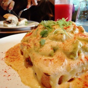 Huevos benedictinos.