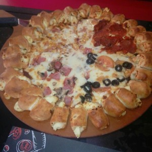 pizza 4 estaciones cheese bites familiar