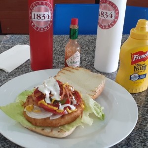 chicken burger