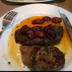 solomo en salsa de chistorra 