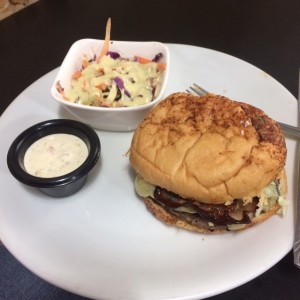 hamburguesa de queso azul