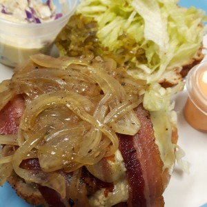 hambueguesa con queso azul