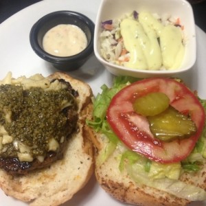 hamburguesa capresa