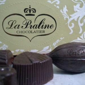 bombones de chocolate oscuro