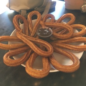 Churros con chocolate