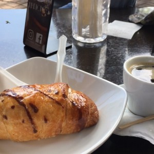 Croissant de chocolate
