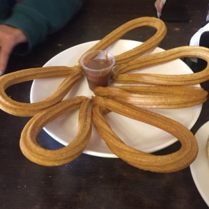 churros con arequipe