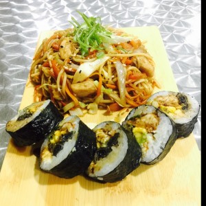 Combo Makao + Tallarines Salteados con Pollo