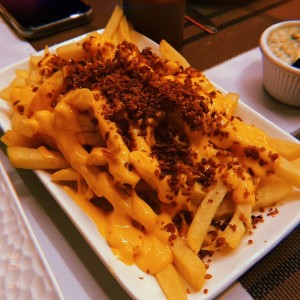 Papas con queso
