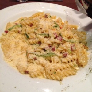 pasta con jamon serrano