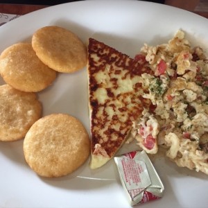 Desayuno Venezolano, muy bueno..!