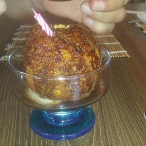 helado frito