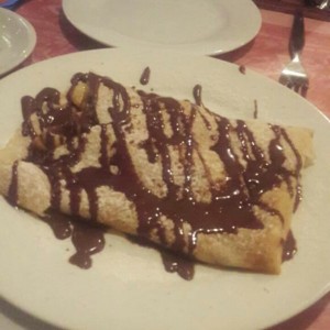 crepe de chocolate y cambur