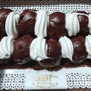 torta de profiteroles