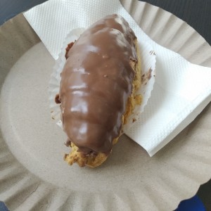 canoli de chocolate