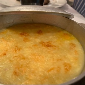 pure de papa con morsilla