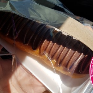 long bar de chocolate